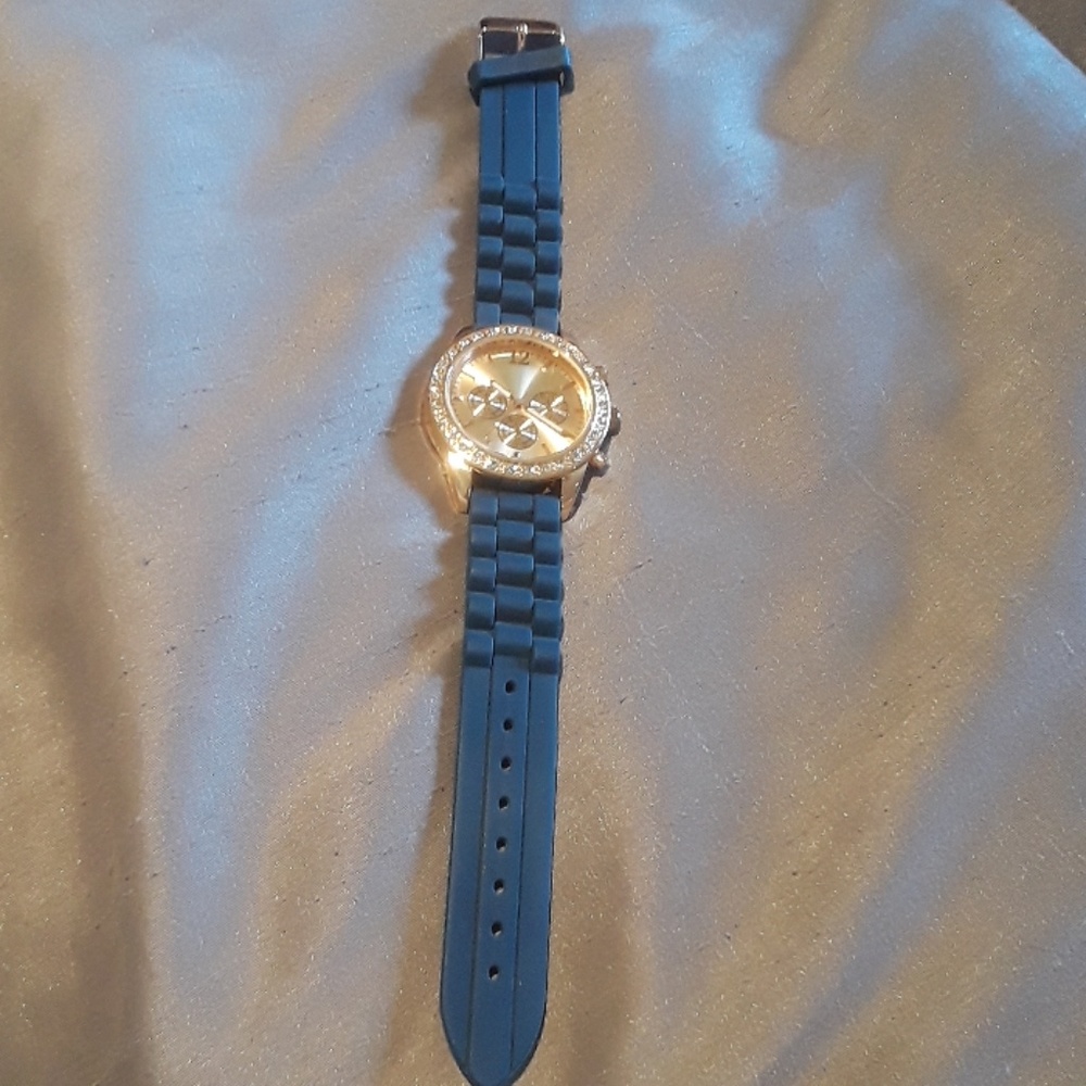 Rose gold watch